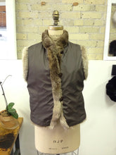Long Haired Beaver Reversible Vest