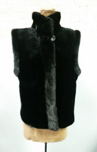 Reversible Sheared and Long Haired Mink Vest