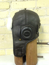 Brown Shearling Aviator Hat